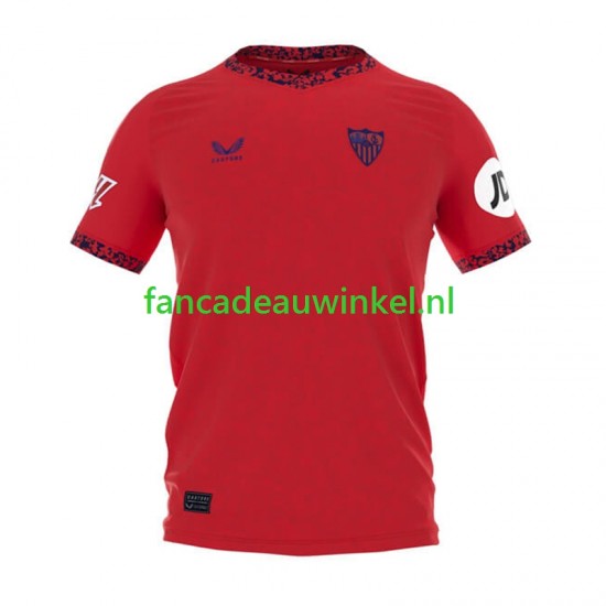 Sevilla FC Wedstrijdshirt met Korting Uit Heren 2024-25 Korte Mouw