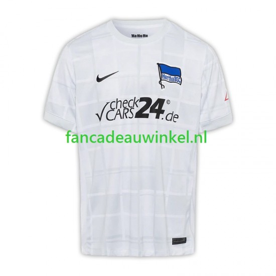 Hertha BSC Wedstrijdshirt met Korting Vierde Heren 2024-25 Korte Mouw