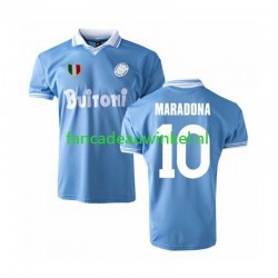 Napoli Wedstrijdshirt met Korting MARADONA 10 1986 Retro Thuis Heren Korte Mouw