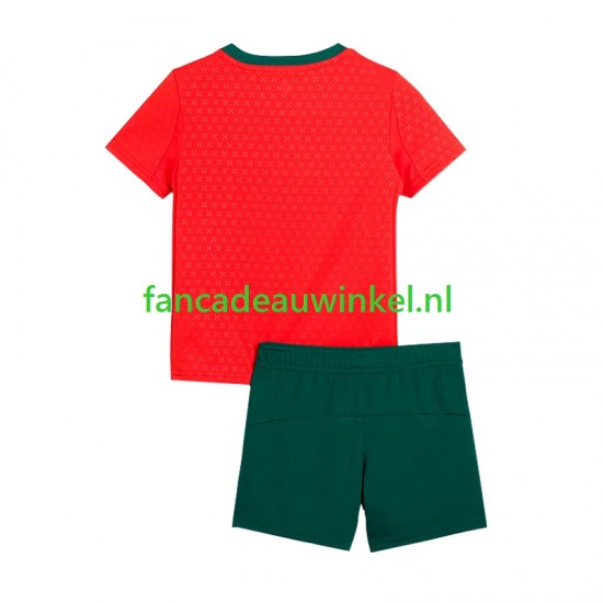 Portugal Wedstrijdshirt met Korting Thuis Kind 2025 Korte Mouw