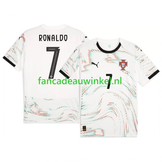 Portugal Wedstrijdshirt met Korting RONALDO 7 Uit Heren 2025 Korte Mouw