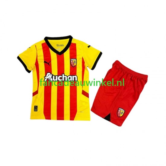 RC Lens Wedstrijdshirt met Korting Thuis Kind 2024-25 Korte Mouw