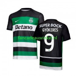 Sporting CP Wedstrijdshirt met Korting Gyokeres 9 Thuis Heren 2024-25 Korte Mouw