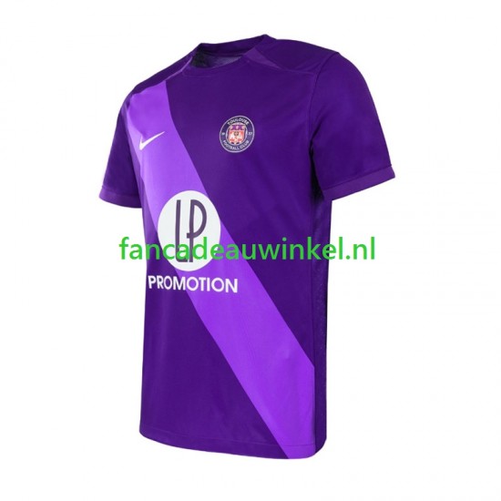 Toulouse FC Wedstrijdshirt met Korting Thuis Heren 2024-25 Korte Mouw