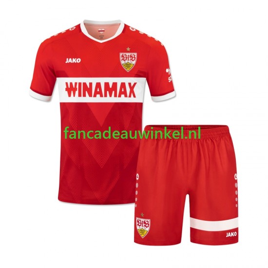 VfB Stuttgart Wedstrijdshirt met Korting Uit Kind 2024-25 Korte Mouw