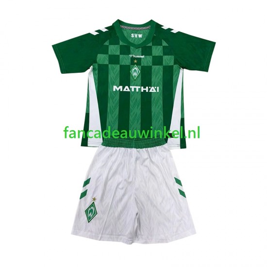 Wedstrijdshirt met Korting Werder Bremen Thuis Kind 2024-25 Korte Mouw