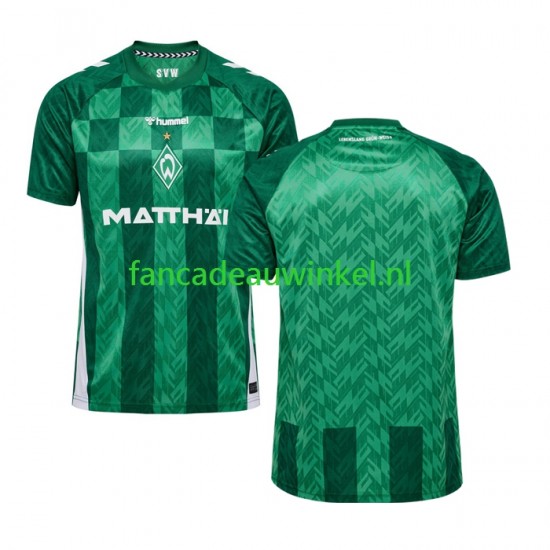 Wedstrijdshirt met Korting Werder Bremen Thuis Heren 2024-25 Korte Mouw