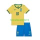 Brazilië Wedstrijdshirt met Korting Vinicius Junior 10 Thuis Kind WK 2026 Korte Mouw