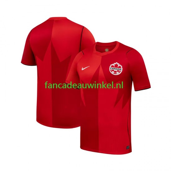 Canada Wedstrijdshirt met Korting Thuis Heren WK 2026 Korte Mouw