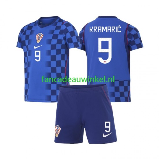 Kroatië Wedstrijdshirt met Korting Andrej Kramaric 9 Uit Kind WK 2026 Korte Mouw