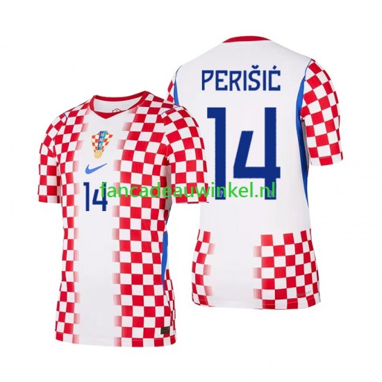 Kroatië Wedstrijdshirt met Korting Ivan Perisic 14 Thuis Heren WK 2026 Korte Mouw