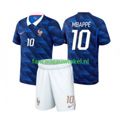 Frankrijk Wedstrijdshirt met Korting Mbappé Kylian 10 Thuis Kind WK 2026 Korte Mouw