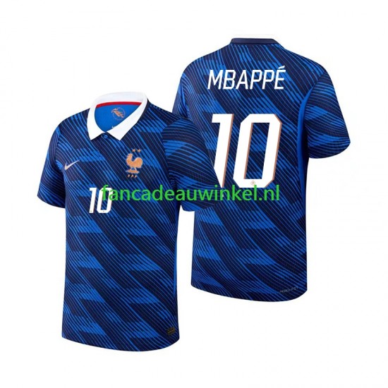 Frankrijk Wedstrijdshirt met Korting Mbappé Kylian 10 Thuis Heren WK 2026 Korte Mouw