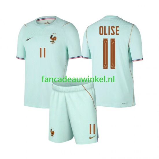 Frankrijk Wedstrijdshirt met Korting Michael Olise 11 Uit Kind WK 2026 Korte Mouw