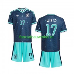 Duitsland Wedstrijdshirt met Korting Florian Wirtz 17 Uit Kind WK 2026 Korte Mouw
