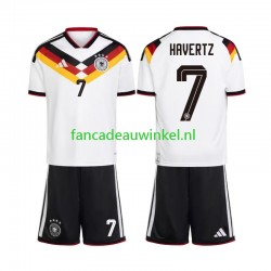 Duitsland Wedstrijdshirt met Korting Kai Havertz 7 Thuis Kind WK 2026 Korte Mouw