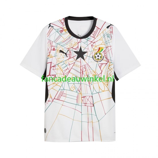Ghana Wedstrijdshirt met Korting Thuis Heren WK 2026 Korte Mouw