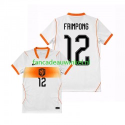 Nederland Wedstrijdshirt met Korting Jeremie Frimpong 12 Uit Heren WK 2026 Korte Mouw