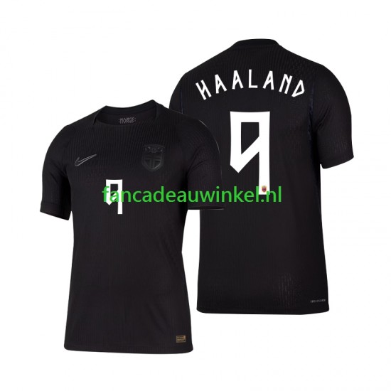 Noorwegen Wedstrijdshirt met Korting Erling Haaland 9 Uit Heren WK 2026 Korte Mouw