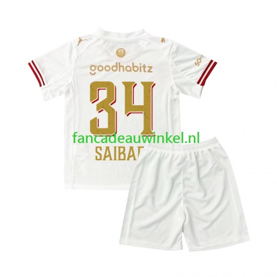 PSV Eindhoven Wedstrijdshirt met Korting Ismael Saibari 34 Efteling Vierde Kind 2025-26 Korte Mouw