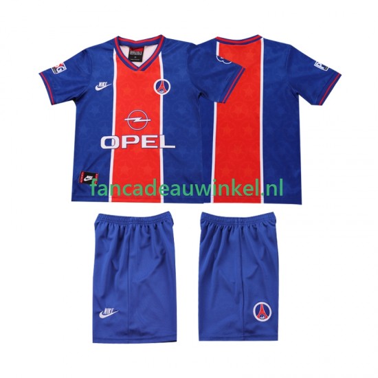AC Milan Wedstrijdshirt met Korting 1995 1996 Retro Thuis Kind Korte Mouw
