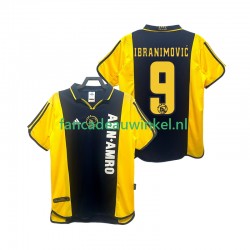 AFC Ajax Wedstrijdshirt met Korting IBRANIMOVIC 9 2000 2001 Retro Uit Heren Korte Mouw