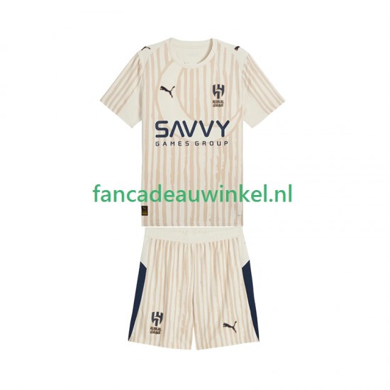 Al Hilal Wedstrijdshirt met Korting CWC Uit Kind 2025-26 Korte Mouw