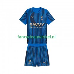 Al Hilal Wedstrijdshirt met Korting CWC Thuis Kind 2025-26 Korte Mouw