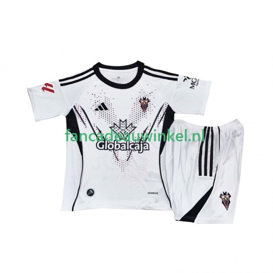 Wedstrijdshirt met Korting Albacete Thuis Kind 2025-26 Korte Mouw