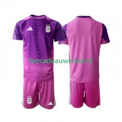 Argentinië Wedstrijdshirt met Korting Keepersshirt Thuis Kind 2025 Korte Mouw