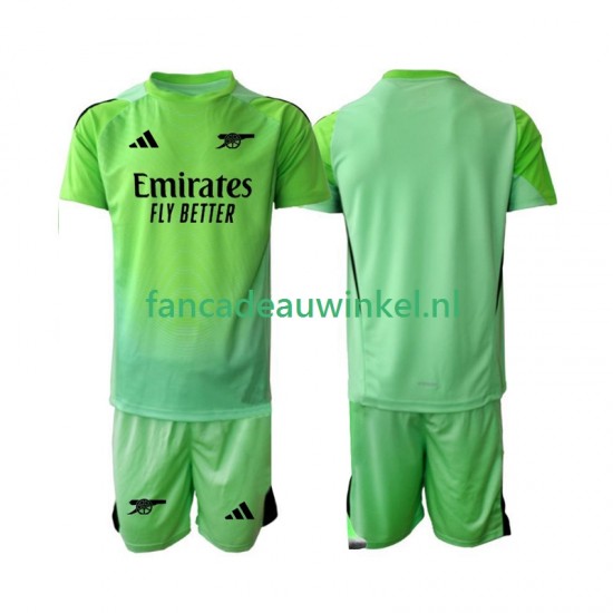 Arsenal Wedstrijdshirt met Korting Keepersshirt Uit Kind 2025-26 Korte Mouw