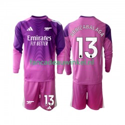 Arsenal Wedstrijdshirt met Korting Kepa Arrizabalaga 13 Keepersshirt 3rd Kind 2025-26 Lange Mouw