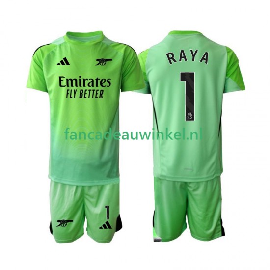 Arsenal Wedstrijdshirt met Korting Raya 1 Keepersshirt Uit Kind 2025-26 Korte Mouw