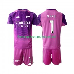 Arsenal Wedstrijdshirt met Korting Raya 1 Keepersshirt 3rd Kind 2025-26 Korte Mouw