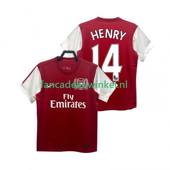 Arsenal Wedstrijdshirt met Korting HENRY 14 2012 Retro Thuis Heren 2011 Korte Mouw