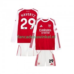 Arsenal Wedstrijdshirt met Korting Kai Havertz 29 Thuis Kind 2025-26 Lange Mouw