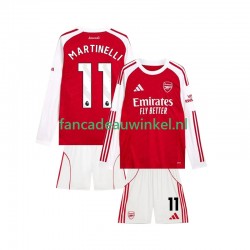 Arsenal Wedstrijdshirt met Korting Martin Zubimendi 11 Thuis Kind 2025-26 Korte Mouw