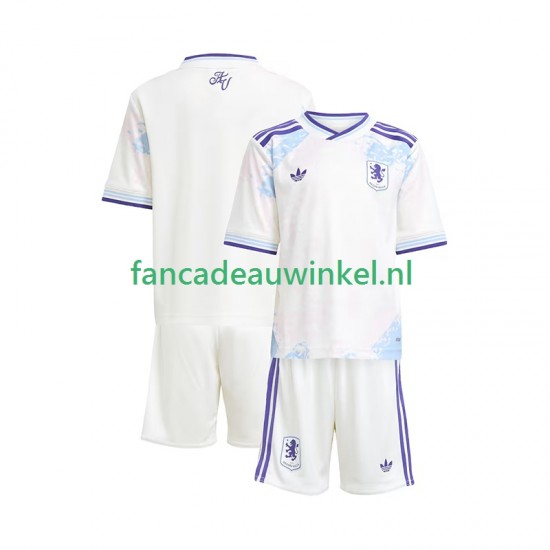 Aston Villa Wedstrijdshirt met Korting 3rd Kind 2025-26 Korte Mouw