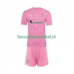 Athletic Bilbao Wedstrijdshirt met Korting Keepersshirt Uit Kind 2025-26 Korte Mouw