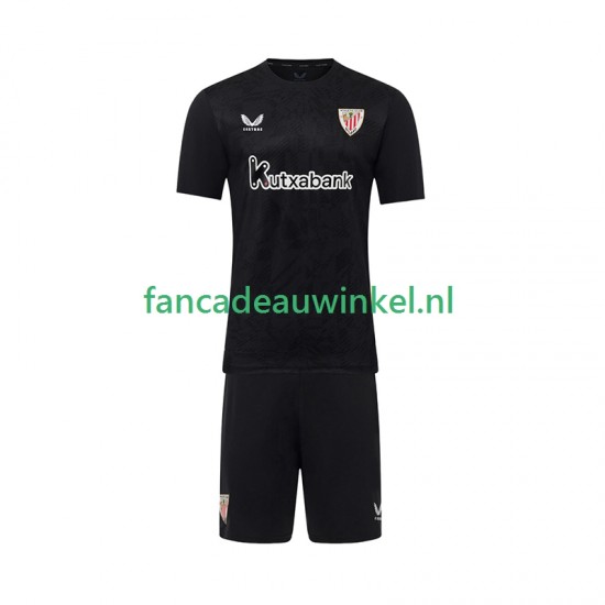 Athletic Bilbao Wedstrijdshirt met Korting Keepersshirt Thuis Kind 2025-26 Korte Mouw