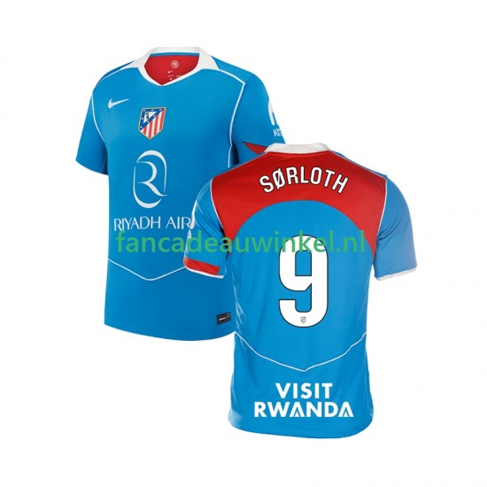Atlético Madrid Wedstrijdshirt met Korting Alexander Sorloth 9 3rd Heren 2025-26 Korte Mouw