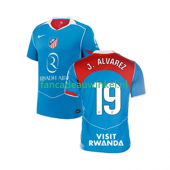 Atlético Madrid Wedstrijdshirt met Korting Julian Alvarez 19 3rd Heren 2025-26 Korte Mouw