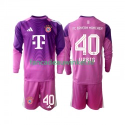 FC Bayern München Wedstrijdshirt met Korting Jonas Urbig 40 Keepersshirt Vierde Kind 2025-26 Lange Mouw