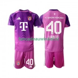 FC Bayern München Wedstrijdshirt met Korting Jonas Urbig 40 Keepersshirt Vierde Kind 2025-26 Korte Mouw
