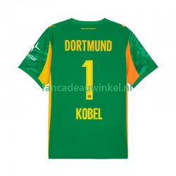 Borussia Dortmund Wedstrijdshirt met Korting Gregor Kobel 1 Keepersshirt Thuis Heren 2025-26 Korte Mouw