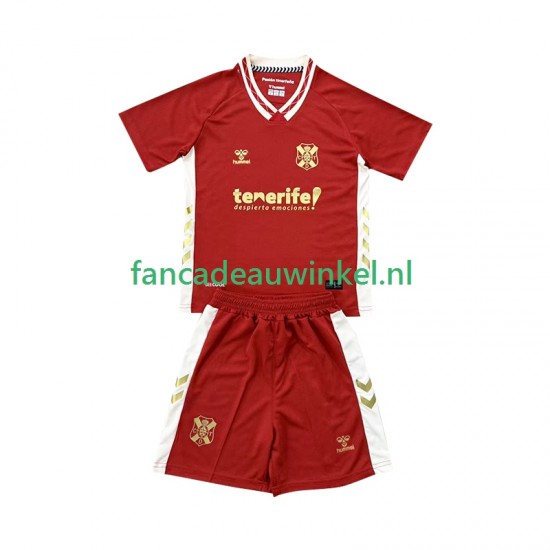 Wedstrijdshirt met Korting CD Tenerife Uit Kind 2025-26 Korte Mouw