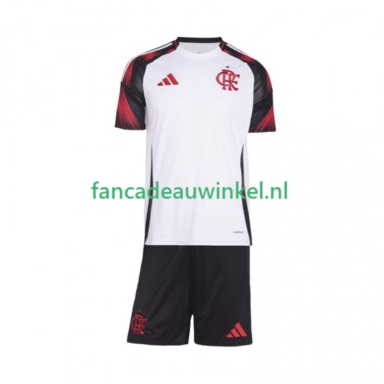 CR Flamengo Wedstrijdshirt met Korting Uit Kind 2025-26 Korte Mouw