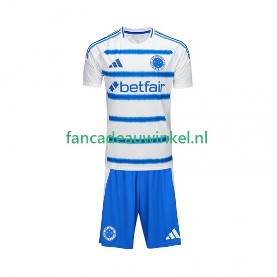 Cruzeiro Wedstrijdshirt met Korting Uit Kind 2025-26 Korte Mouw