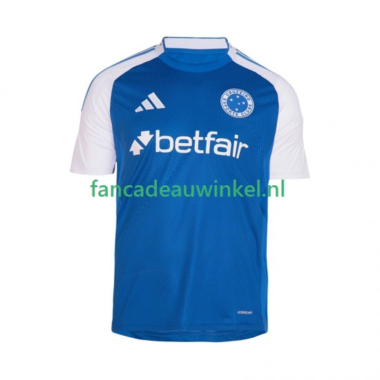Cruzeiro Wedstrijdshirt met Korting Thuis Heren 2025-26 Korte Mouw