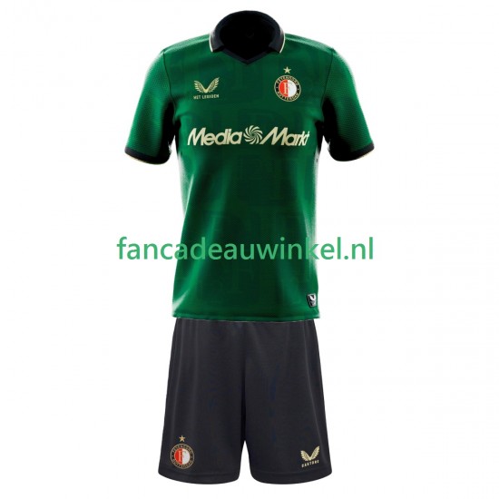 Feyenoord Rotterdam Wedstrijdshirt met Korting Vierde Kind 2025-26 Korte Mouw